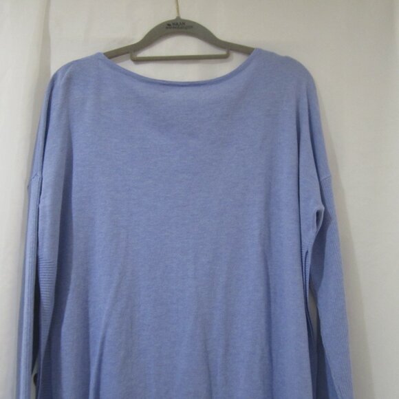 Lilly Pulitzer S Ramona Fringe Sweater Periwinkle Purple - Picture 8 of 9